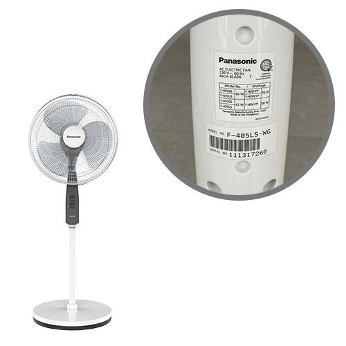Panasonic Stand Fan | F-405LS-WG 2 Panasonic Stand Fan | F-405LS-WG - Image 2