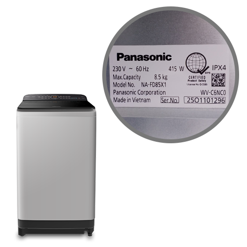 Panasonic Top Load Washer | NA-FD85X1HRM 2 Panasonic Top Load Washer | NA-FD85X1HRM - Image 2