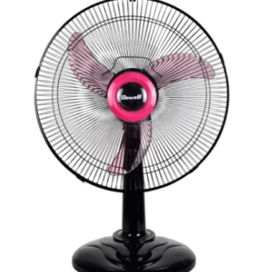 Dowell 16" Desk Fan Powerful Motor Thermal Fuse Protected Durable Translucent Blade Electric Fan