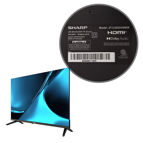 Sharp Google TV | 2T-C32GH3000X 4 Sharp Google TV | 2T-C32GH3000X - Image 4
