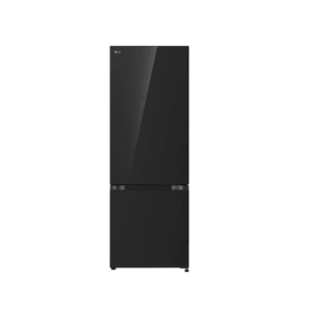 LG 12.7 cu. ft. Bottom Freezer Smart Inverter Refrigerator with Auto Ice Maker in Black Glass