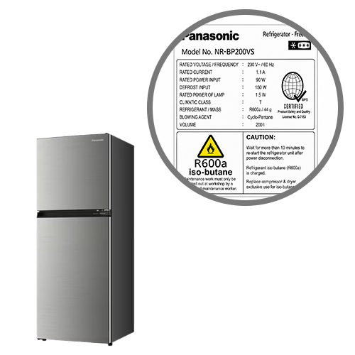 Panasonic Two Door Top Freezer | NR-BP200VS 5 Panasonic Two Door Top Freezer | NR-BP200VS - Image 5